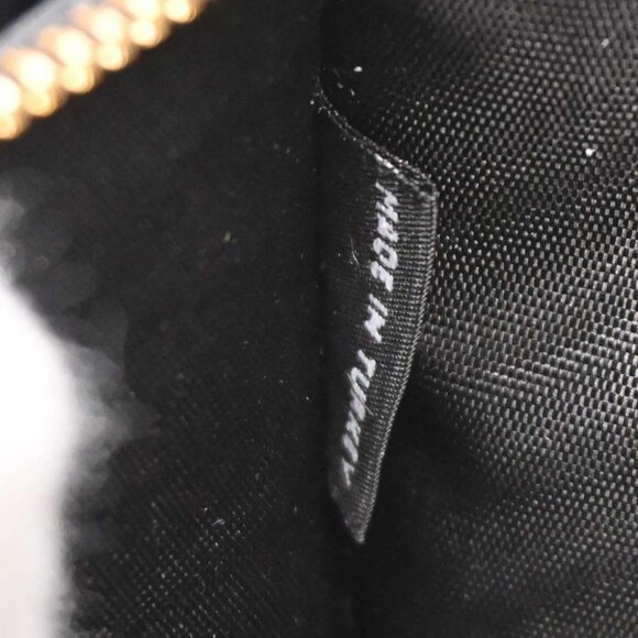 Miu Miu Black Lambskin Matelasse Wallet On Chain WOC 5BP290 144868 - Picture 9 of 10